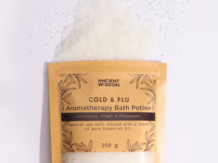 Aromatherapy Bath Potion in Kraft Bag 350g - Colds & Flu