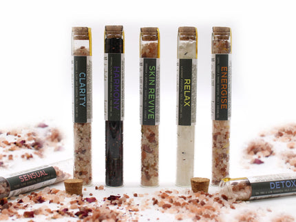Bath Salts in Vials - Gift Pack of 7