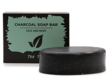 Charcoal Soap 85g - Tea Tree