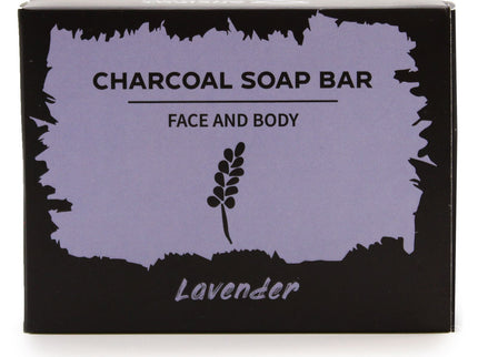 Charcoal Soap 85g - Lavender