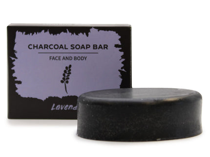 Charcoal Soap 85g - Lavender