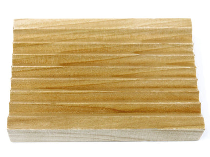 Hemu Wood Soap Dish - Groovy