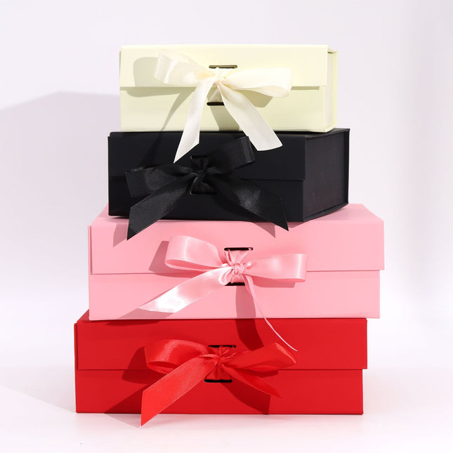 Flat Pack Gift Box - Large  (28.2x20.2x9.2cm) - Pink
