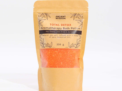 Aromatherapy Bath Potion in Kraft Bag 350g - Total Detox