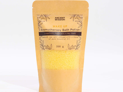 Aromatherapy Bath Potion in Kraft Bag 350g - Wake Up