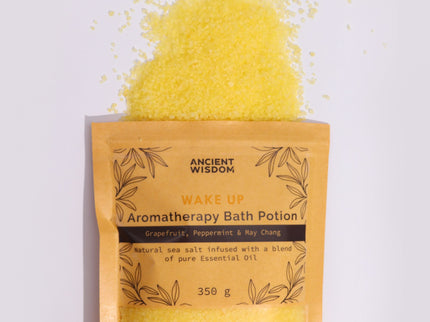 Aromatherapy Bath Potion in Kraft Bag 350g - Wake Up