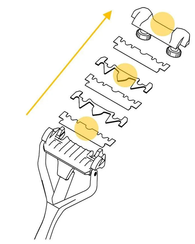 NIEUW: SHAVENT Original 2.0 - Magnetische Kracht - elegant scheerapparaat met kantelkop uit metaal - Richards-Specials-Store.com