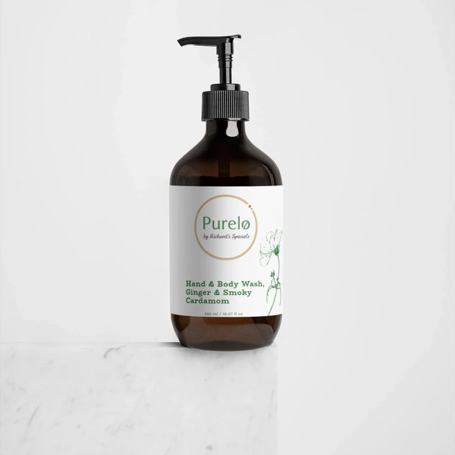 Purelo - Hand & Body Wash, Ginger & Smoky Cardamom | Richard's Specials - Richards-Specials-Store.com