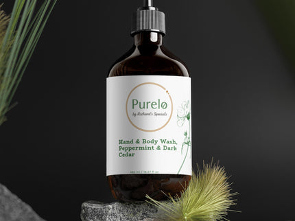 Purelo - Hand & Body Wash, Peppermint & Dark Cedar | Richard's Specials