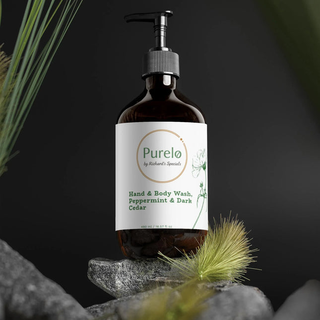 Purelo - Hand & Body Wash, Peppermint & Dark Cedar | Richard's Specials - Richards-Specials-Store.com