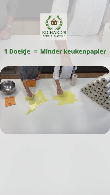 3-Pak Zweedse vaatdoeken Mix & Match