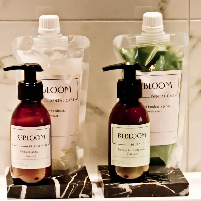 Navulverpakking premium tandpasta - Pepermunt - 240ml / 4 tubes - Richards-Specials-Store.com