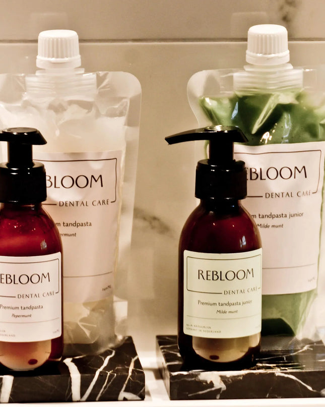 Navulverpakking premium tandpasta - Pepermunt - 240ml / 4 tubes - Richards-Specials-Store.com