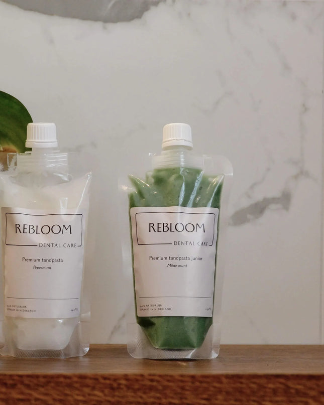 Navulverpakking premium tandpasta - Milde munt - 240ml / 4 tubes - Richards-Specials-Store.com