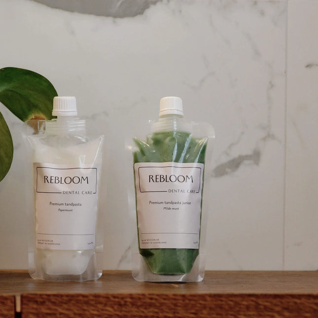 Navulverpakking premium tandpasta - Pepermunt - 240ml / 4 tubes - Richards-Specials-Store.com