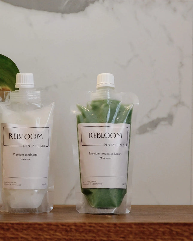 Navulverpakking premium tandpasta - Pepermunt - 240ml / 4 tubes - Richards-Specials-Store.com