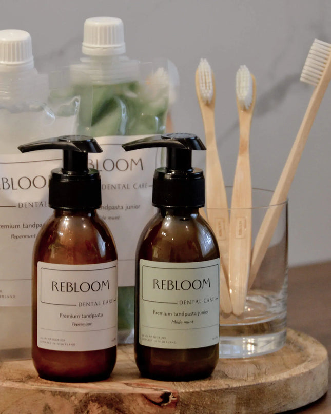 Navulverpakking premium tandpasta - Pepermunt - 240ml / 4 tubes - Richards-Specials-Store.com