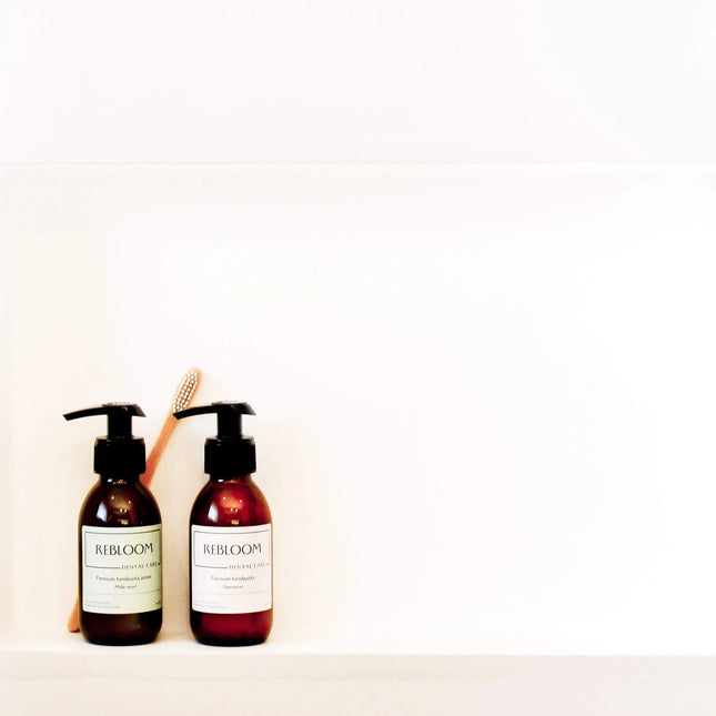 Flesje premium tandpasta - Pepermunt - 120ml / 2 tubes - Richards-Specials-Store.com