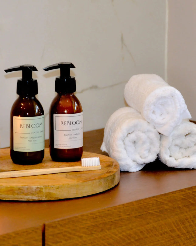 2 smaken pakket premium tandpasta - pepermunt & milde munt - Richards-Specials-Store.com