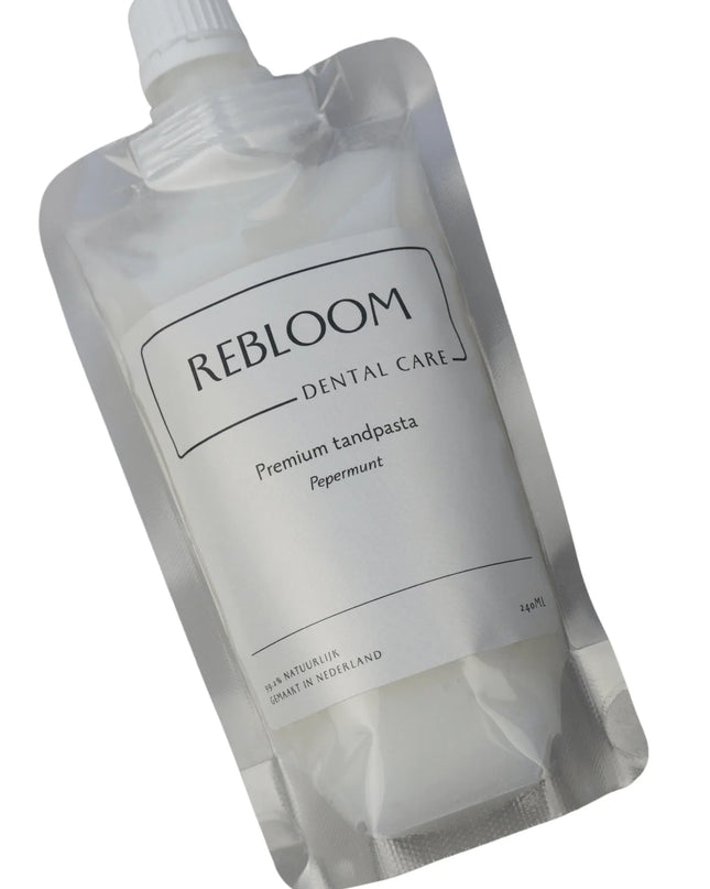 Navulverpakking premium tandpasta - Pepermunt - 240ml / 4 tubes - Richards-Specials-Store.com