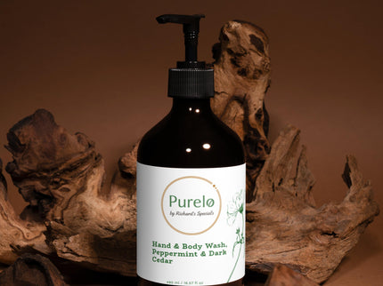 Purelo - Hand & Body Wash, Peppermint & Dark Cedar | Richard's Specials