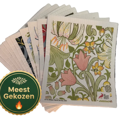 Purelo Swedish Dishcloth Bundle – 10 Pack | William Morris